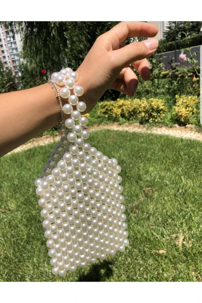 El Örmesi - İnci Şık El Çantası- Günlük ,Özel Gün (Nikah,Düğün) - 2