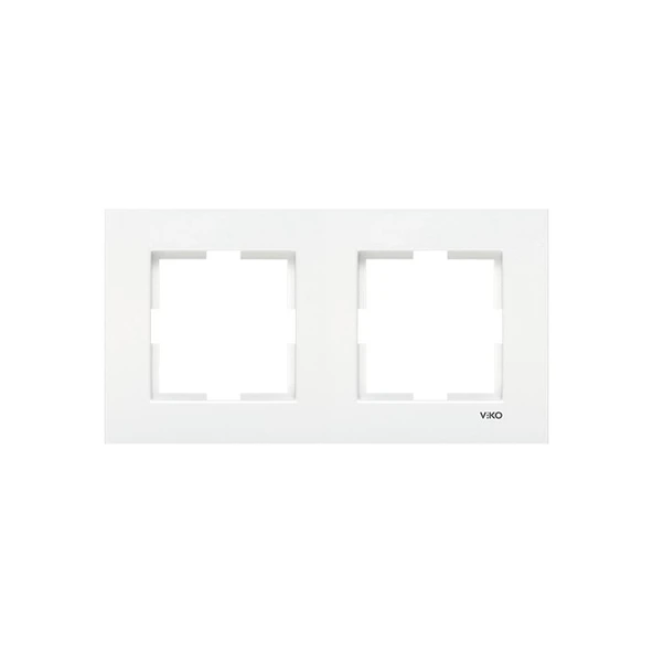 Viko Kare Viko Karre Seri Beyaz Ikili Yatay Çerçeve 3 Adet ürün görseli