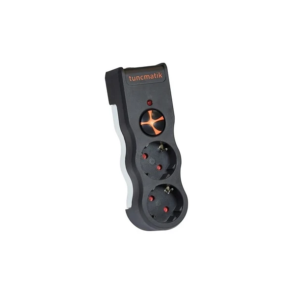 Tunçmatik Powersurge 2-Surge Protectıon PLUG-525 Joule-Black ürün görseli 1