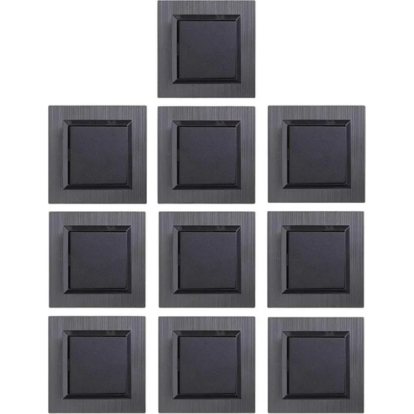 Ovivo Quantum Manyetik Gri Anahtar 10' Lu ürün görseli