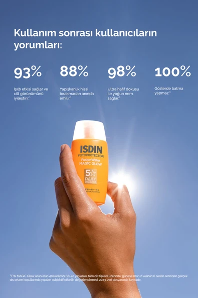 ISDIN Fotoprotector Fusion Water Magic Glow Spf50 50 ml - Resim 3