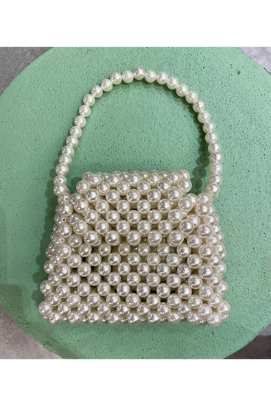 El Örmesi - İnci El Çantası- Günlük ,Özel Gün (Nikah,Düğün) ürün görseli