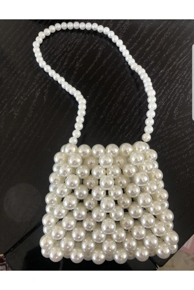 El Örmesi - İnci Şık El Çantası- Günlük ,Özel Gün (Nikah,Düğün) ürün görseli