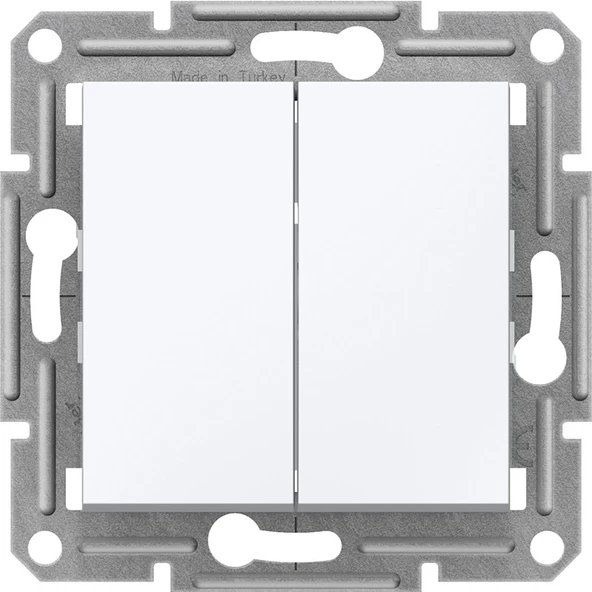 Schneider Electric Schneider Asfora - Komütatör, Çerçevesiz, Beyaz EPH0370121 ürün görseli 1