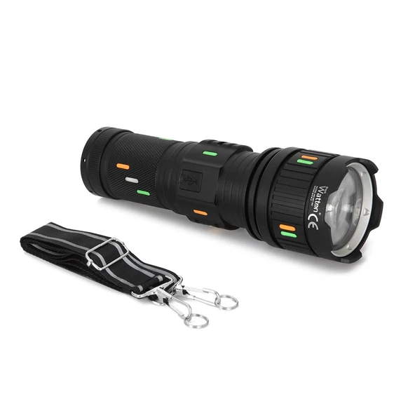 5000 Lümen Cree Tg Led Şarj Göstergeli El Feneri  Wt-731 - Resim 6