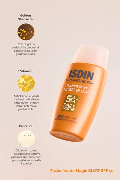 ISDIN Fotoprotector Fusion Water Magic Glow Spf50 50 ml - Resim 4