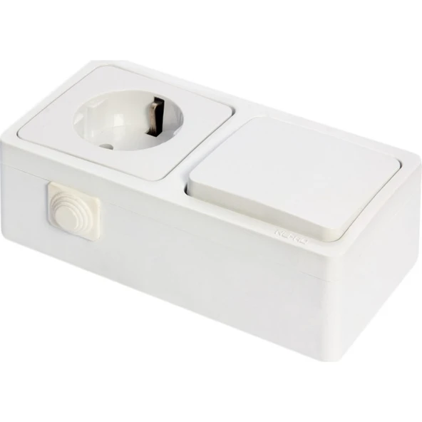 NE-AD Anahtar + Topraklı Priz ürün görseli 1