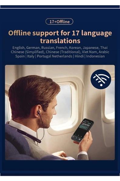 Kameralı 140 Dilde Wifi Özellikli Translator Elektronik Çeviri Cihazı Türkçe Menü - 5
