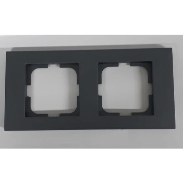 Ovivo Grano Füme Çerçeve Priz 2'li Ovivo Grano Füme Ikili ürün görseli