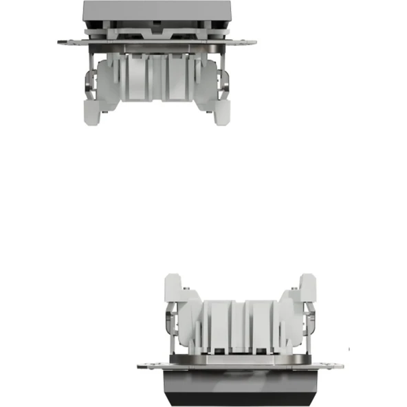Schneider Electric Asfora Antrasit Liht Anahtar ( Zil - Kapı Otomatiği ) + Çerçeve - Resim 3