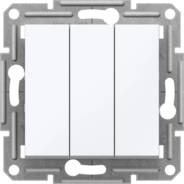 Schneider Electric Asfora Üçlü Anahtar Beyaz ürün görseli
