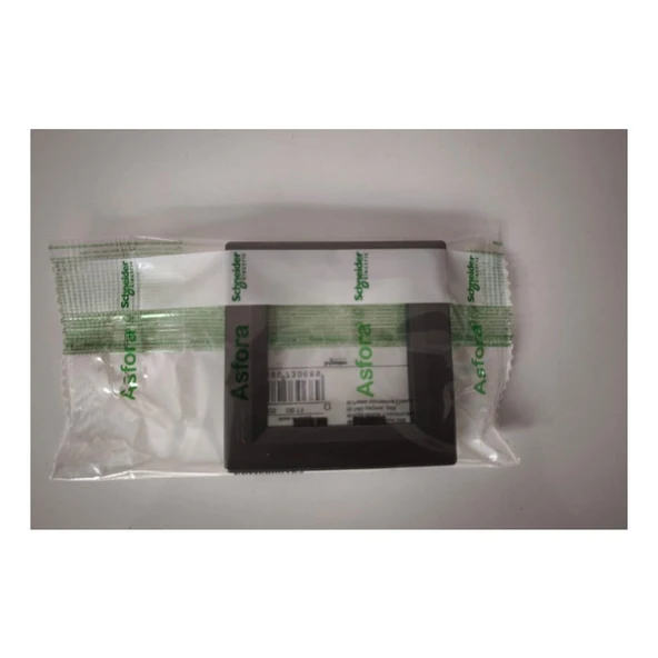 Schneider EPH5800162 Asfora Çelik Tekli Çerçeve - Resim 2