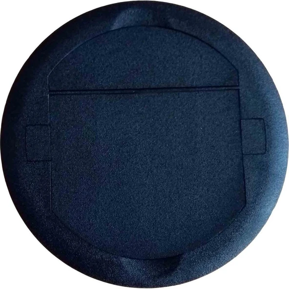 NE-AD Masa Üstü Priz Kutusu Gömme Tip Siyah + 2 Ad. Priz + 1 Ad. USB Geçiş - Resim 3