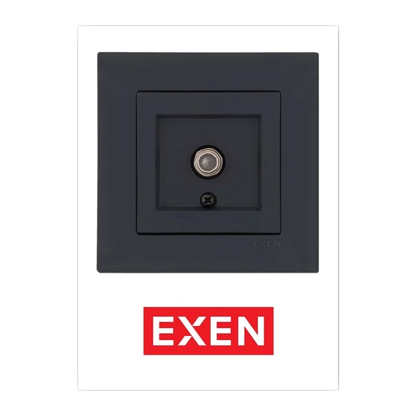 Exen Karell Füme Uydu Prizi (F Konnektör) ürün görseli