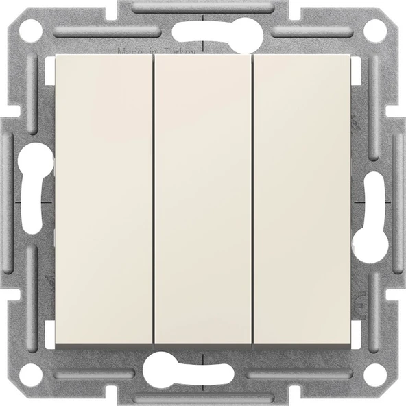 Schneider Electric Asfora Üçlü Anahtar Beyaz ürün görseli
