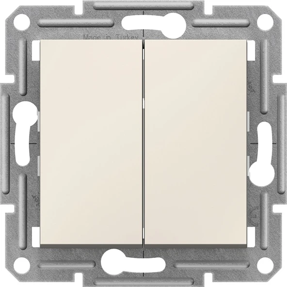 Schneider Electric Schneider Asfora - Komütatör, Çerçevesiz, Krem EPH0370123 ürün görseli 1