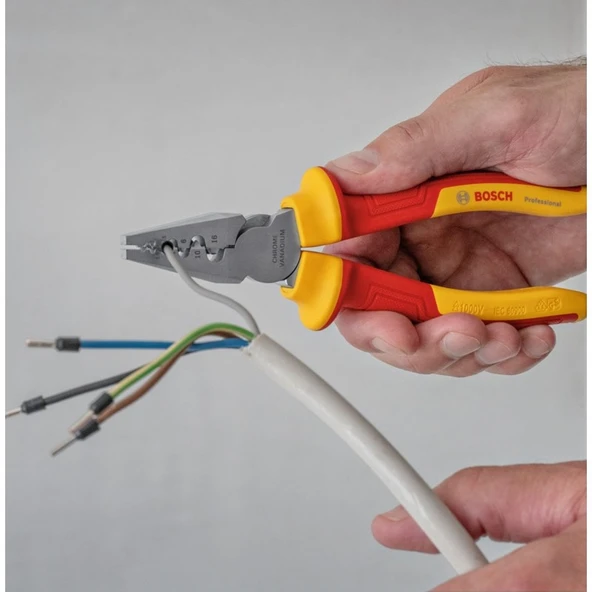 Bosch Kıvırma Pensi Vde 180 mm - 1600A02NE6 - Resim 4