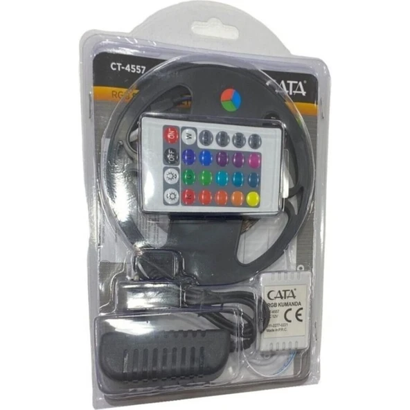 Cata CT-4557 Rgb Şerit LED Seti 5 mt 96 Renk - Resim 2