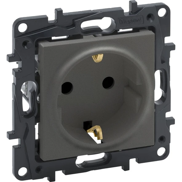 Legrand Raventi Titanyum Topraklı Priz - 768814 ürün görseli