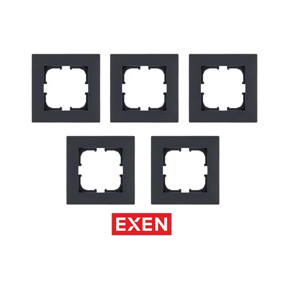 Exen Karell Füme Tekli Çerçeve 5ADET - 1