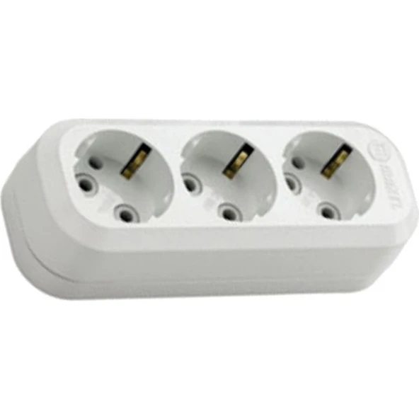 Makel 3'lü Topraklı Klemensli Kablosuz Grup Priz - Resim 2