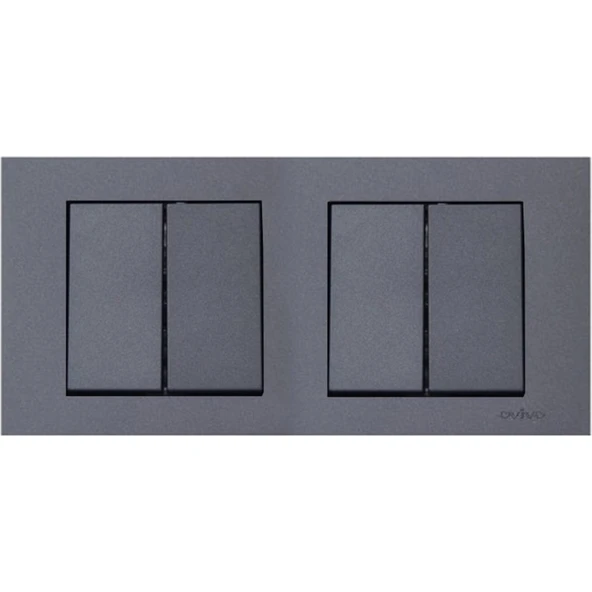 Ovivo Grano Füme 2'li Set Komütatör + Komütatör ürün görseli 1