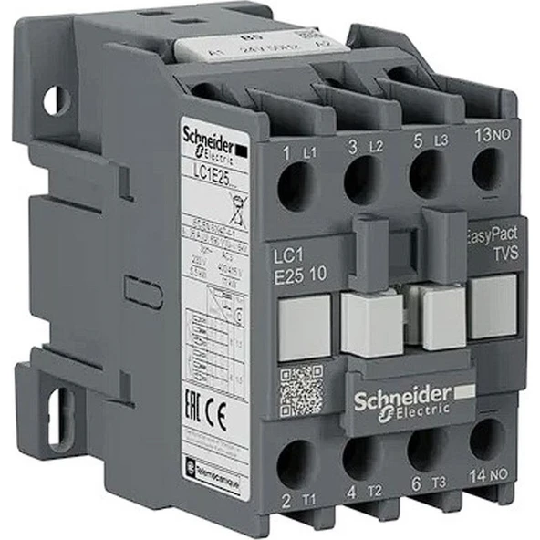Schneider Electric SCHNEIDER EASYPACT TVS LC1E2510M5 3P 25A 220VAC GÜÇ KONTAKTÖRÜ ürün görseli 1