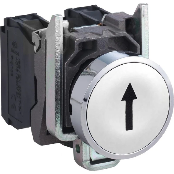 Schneider Schneider,beyaz Sıva Altı Eksiksiz Buton 22,XB4BA3341 ürün görseli 1