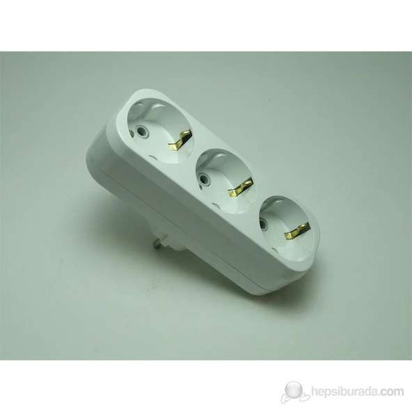 Makel Fiş 3'lü Makel Topraklı (Uzun Tip) ürün görseli