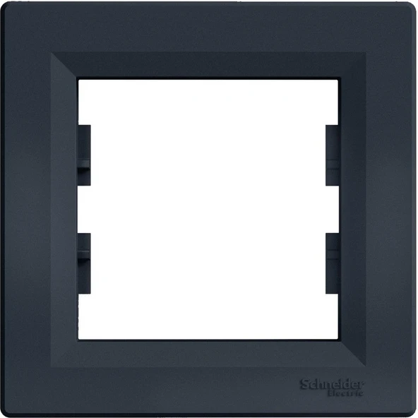 Schneider Asfora Antrasit Tekli Çerçeve Yatay ürün görseli