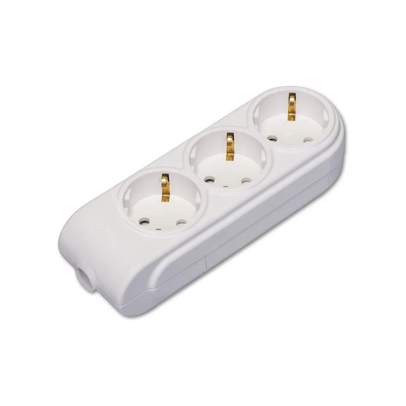 Makel Grup Priz Üçlü Topraklı Klemensli Yeni Nesil ürün görseli 1