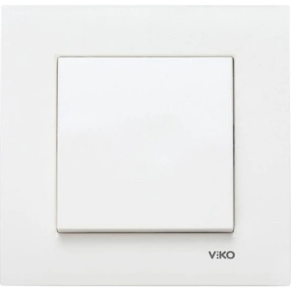 Viko Karre Anahtar - Beyaz Viko - 1