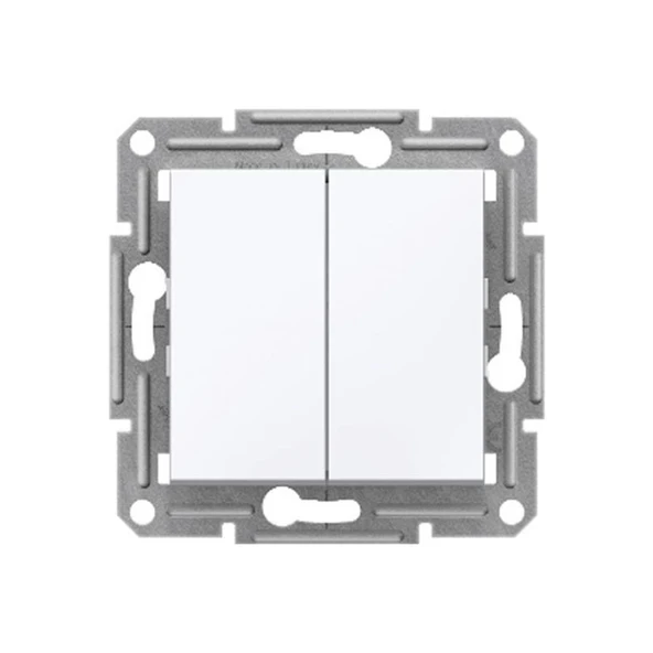 Schneider Electric Asfora Komutatör Çerçevesiz Beyaz ürün görseli