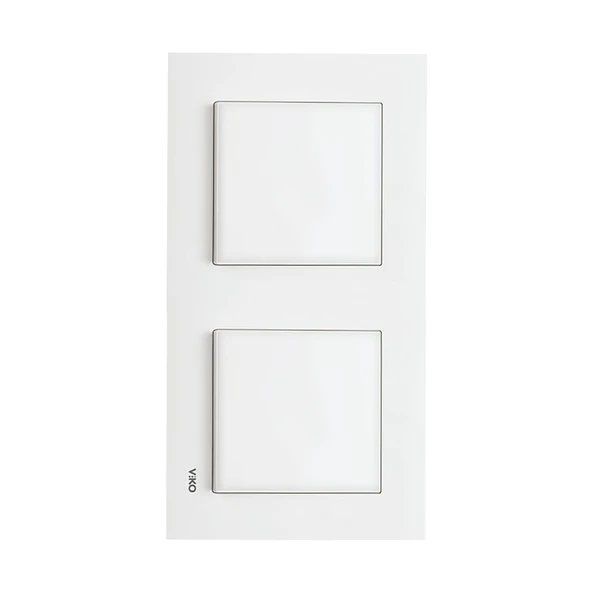 Viko Karre Beyaz Ikili Set Anahtar ve Anahtar - Resim 2