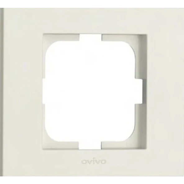 Ovivo Grano Beyaz Light Anahtar Çerçeveli - 2