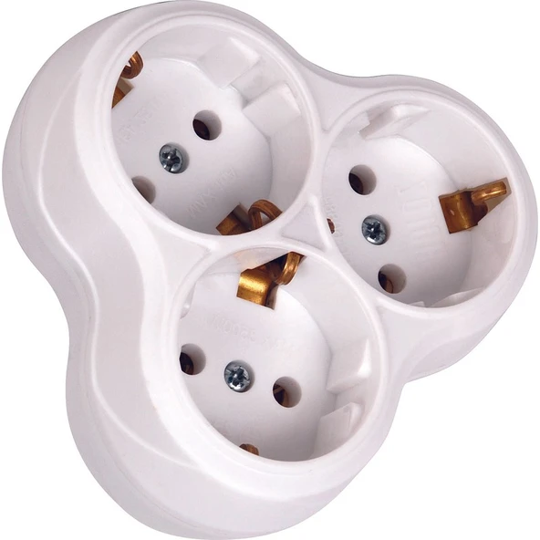 Horoz Topraklı 3'Lü Fiş Priz Golyad ürün görseli