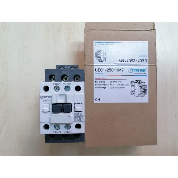 Tense 25 Amper Kontaktör ürün görseli 1