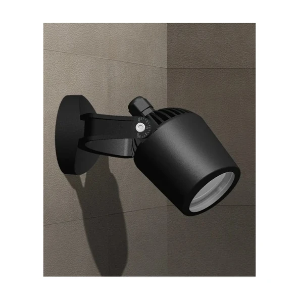 Uzm Light Fumagalli Bahçe Armatür Çim Tipi Kazıklı Tekli GU10 IP67 6W 615LM 100-240V Yeşil 320 x 122 mm Siyah - 1