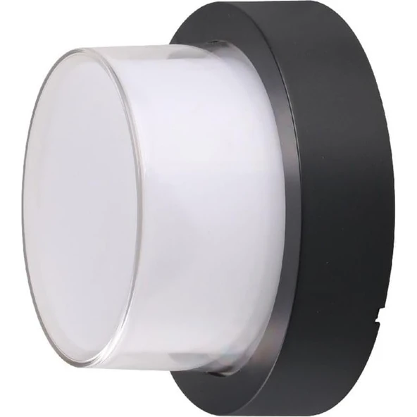 Uzm Light Ack Duvar Tavan Aplik LED 12 Watt, 3000 Kelvin LED Armatür, Iç ve Dış Mekan Modern Aplik, Bahçe Duvar Aplik Banyo, Teras Aplik - 4