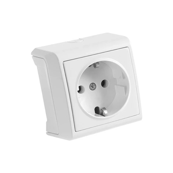 Viko Vera Sıva Üstü Topraklı Priz ürün görseli