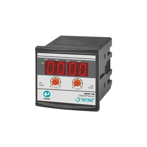 Tense Dfr-72 2×2 LED Display Ekranlı Analog Ayarlı Dijital Flaşör Rölesi