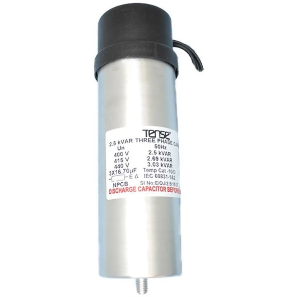 Tense 2,5 Kvar Trf Tüp Kondansatör ürün görseli
