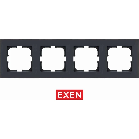 Exen Karell Füme Dörtlü Çerçeve ürün görseli 1