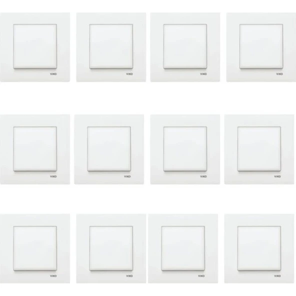 Viko Karre Anahtar Beyaz Renk 12' li ürün görseli 1