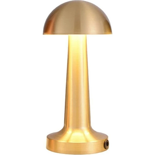 Cata Ct-8430 Retro Bakır Dokunmatik Şarjlı Led Masa Lambası - Resim 5