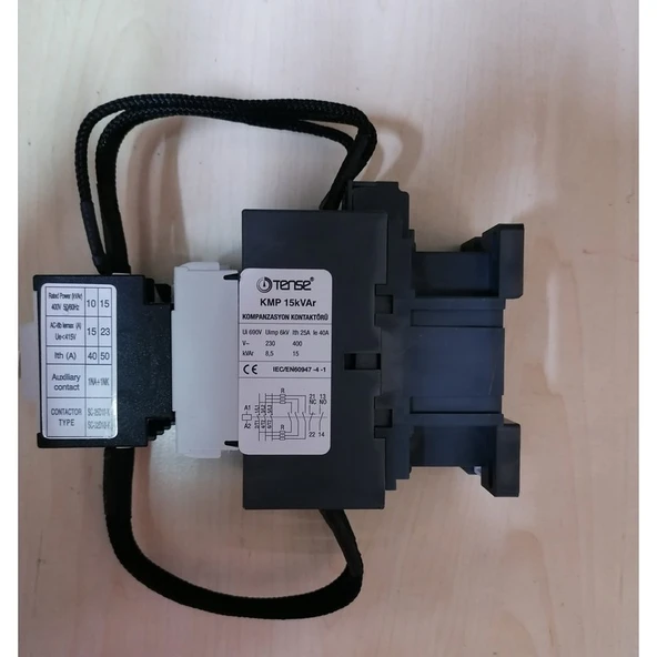 Tense Kondanstör Kontaktörü 15KWAR - Resim 3