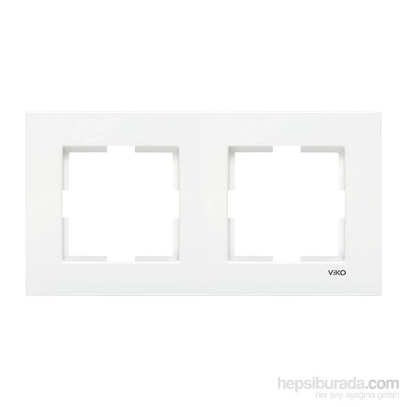 Viko Karre İkili Çerçeve - Beyaz 90960241 ürün görseli