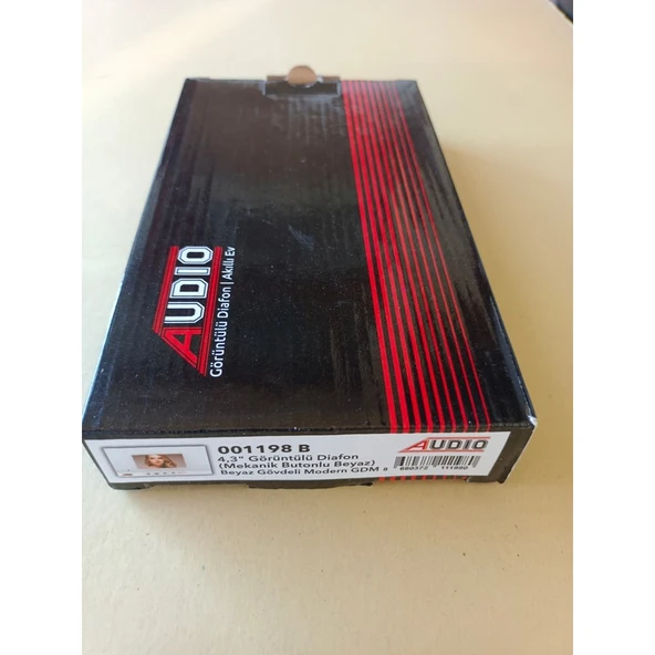 AUDIO 4.3'' Modern Gdm Görüntülü Diafon 001198B - Resim 3