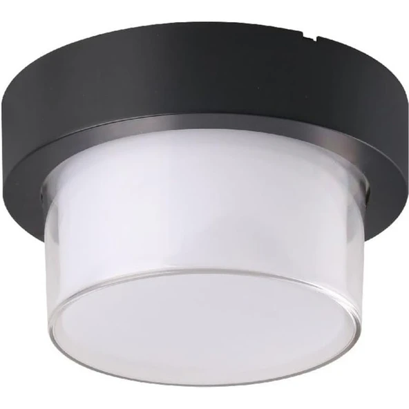 Uzm Light Ack Duvar Tavan Aplik LED 12 Watt, 3000 Kelvin LED Armatür, Iç ve Dış Mekan Modern Aplik, Bahçe Duvar Aplik Banyo, Teras Aplik - 3