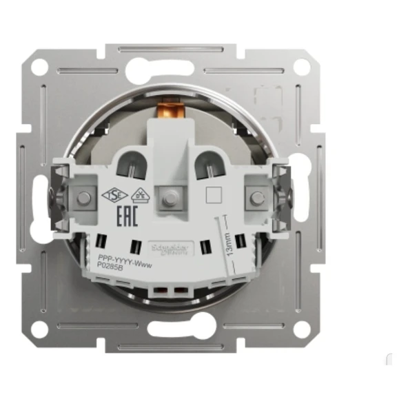 Schneider Electric Schneider Asfora Bronz Kapakli Toprakli Prız - Resim 4